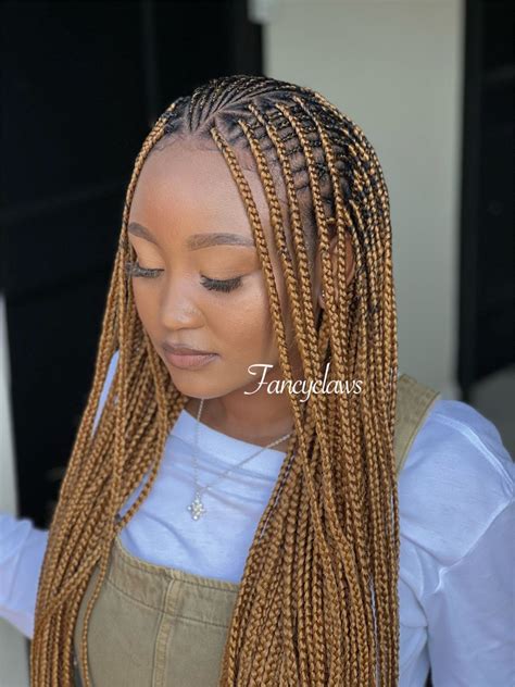 half cornrows half single braids|cornrows with knotless braids.